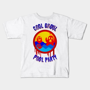 Cool Ghoul Pool Party Kids T-Shirt